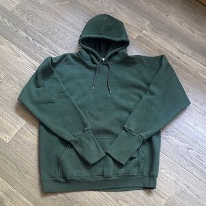 Handcuffs |Vintage 90s Skater Brand Green Pullover Hoodie Size Large Made in USA